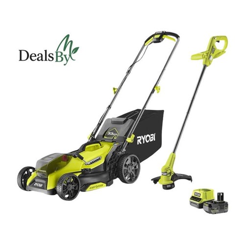 Used lawnmower and grass - lawnmower,