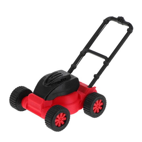 Plastic miniature lawn - lawn, mower