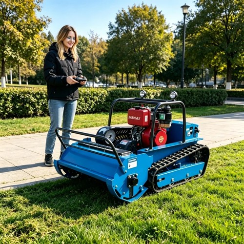 Remote control lawn mower - mower, all